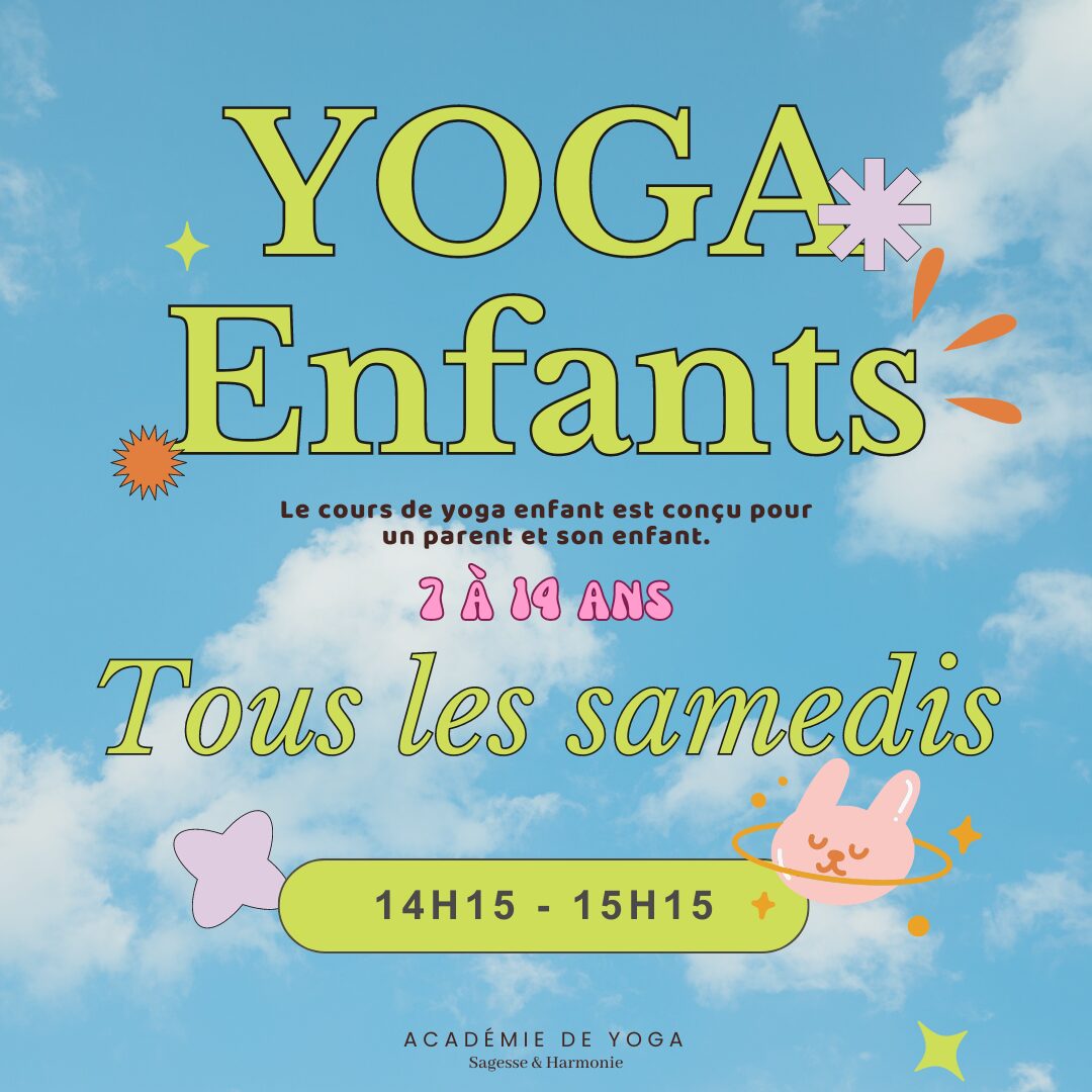 Planning Yoga Enfants Famille Academie Yoga Paris 15 Sagesse et Harmonie